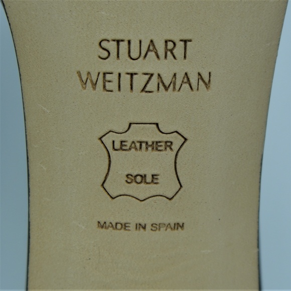 Stuart Weitzman Nudistsong Leather Sandal Size 5
